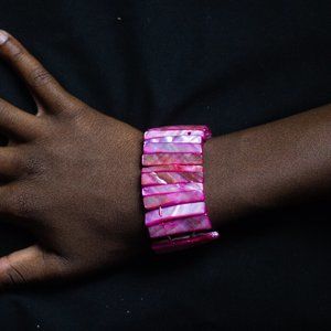 Avant Garde Purple Crystal Bracelet